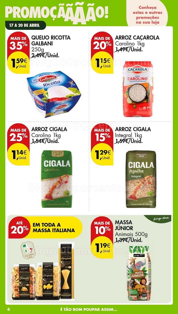 Antevisão Folheto PINGO DOCE Promoções Fim de Semana - 18 e 19 abril