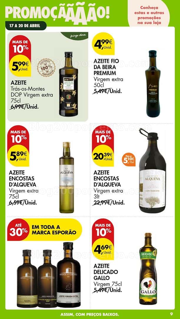 Antevisão Folheto PINGO DOCE Promoções Fim de Semana - 18 e 19 abril
