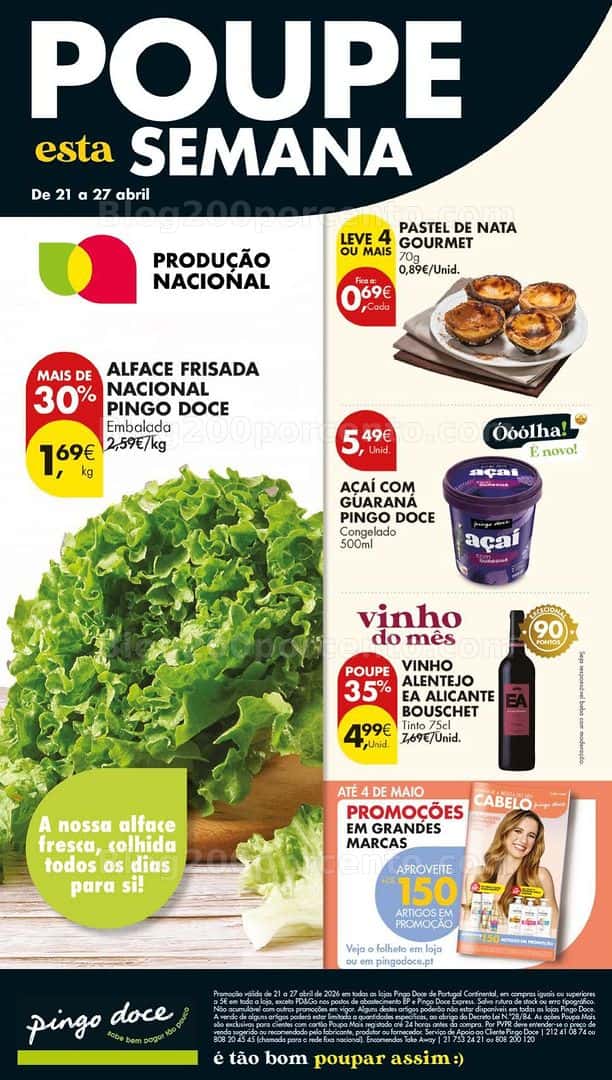 Antevisão Folheto PINGO DOCE Lojas Grandes Promoções de 21 a 27 abril