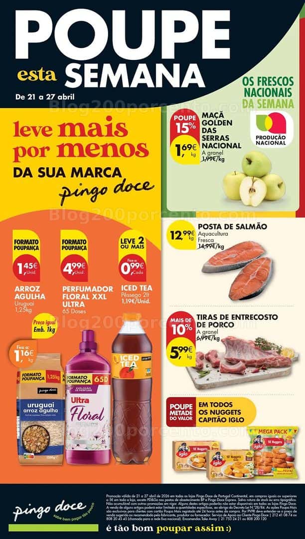 Antevisão Folheto PINGO DOCE Promoções de 21 a 27 abril - Edição Digital