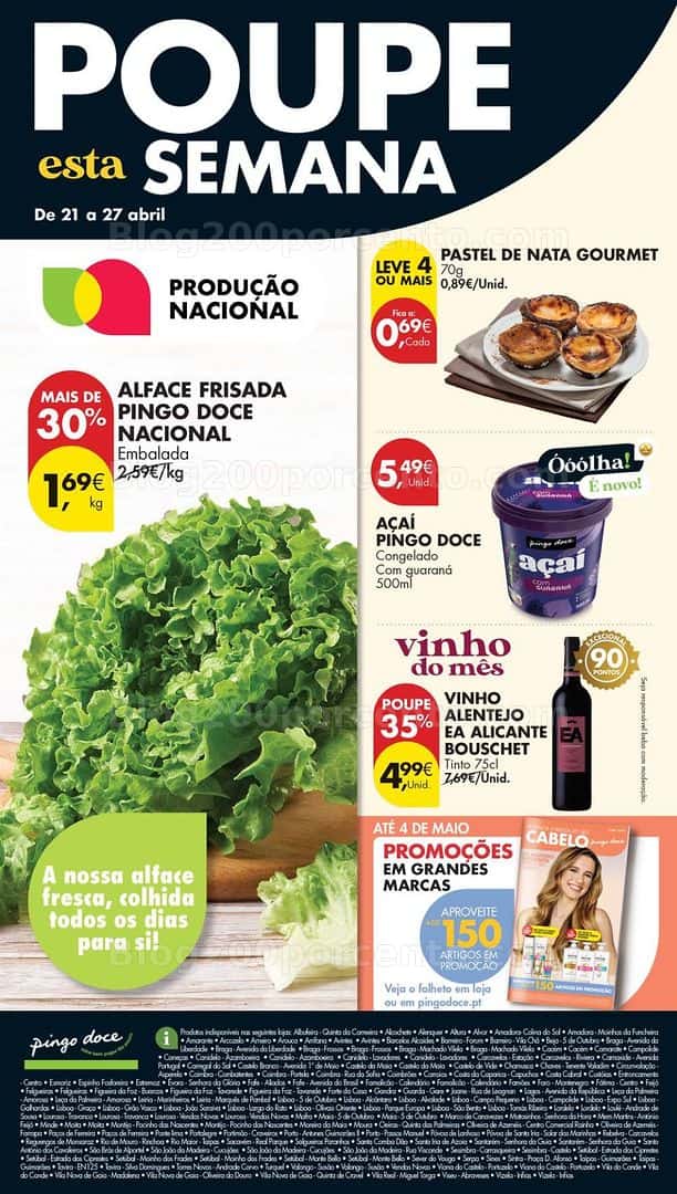 Antevisão Folheto PINGO DOCE Promoções de 21 a 27 abril - Edição Digital