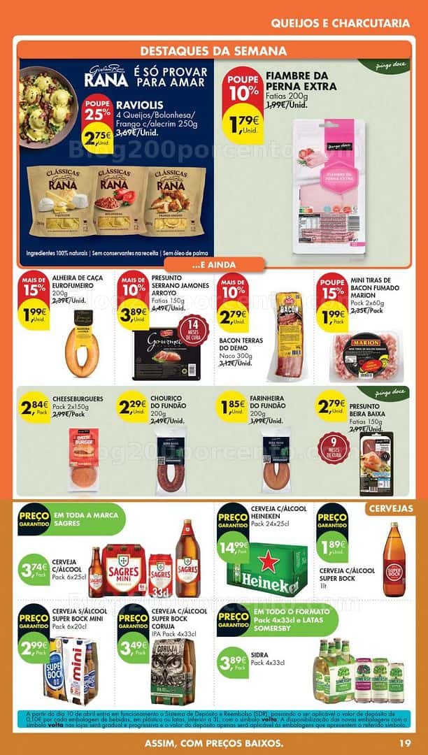 Antevisão Folheto PINGO DOCE Lojas Pequenas Promoções de 21 a 27 abril