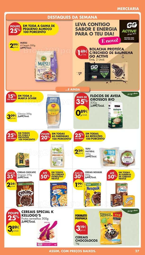 Antevisão Folheto PINGO DOCE Lojas Pequenas Promoções de 21 a 27 abril