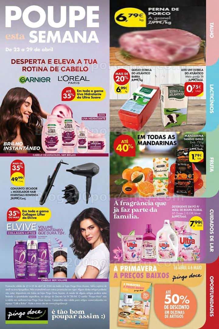 Antevisão Folheto PINGO DOCE Açores Promoções de 23 a 29 abril
