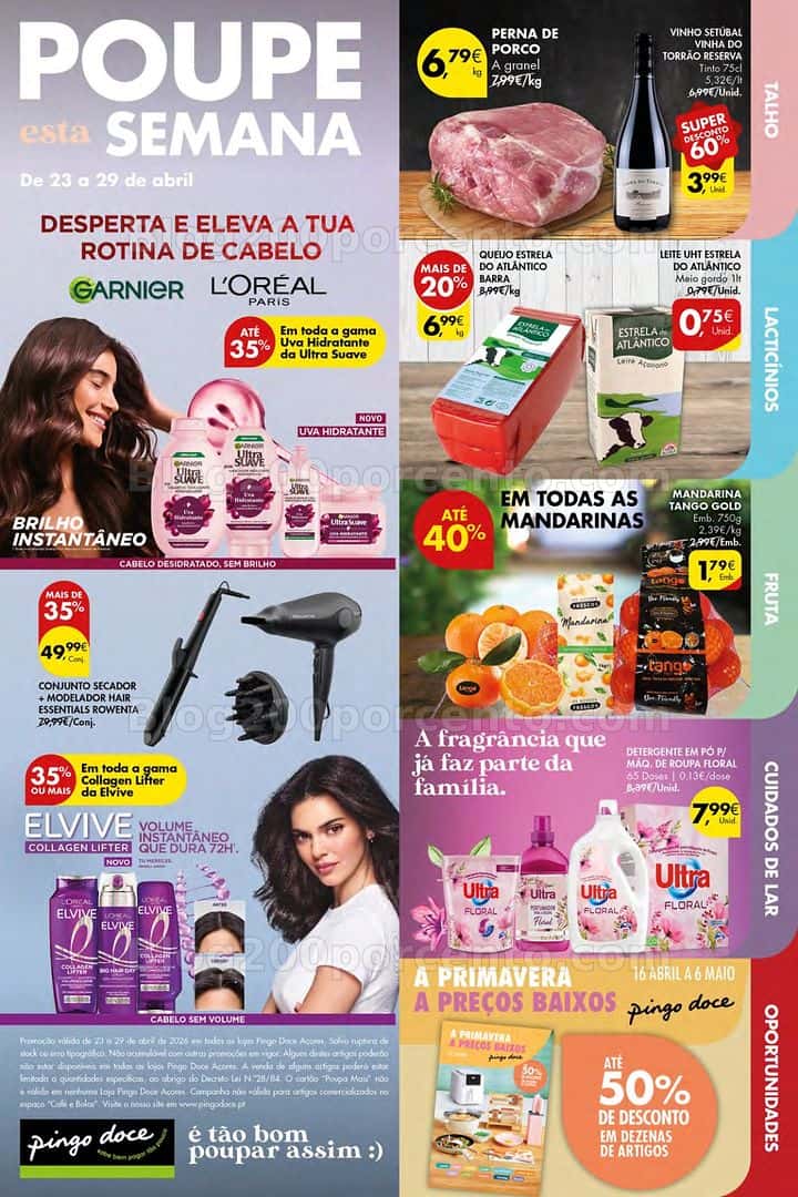 Antevisão Folheto PINGO DOCE Açores Promoções de 23 a 29 abril