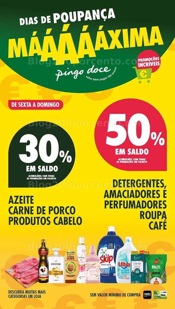 Antevisão Folheto PINGO DOCE Promoções Fim de Semana - 24 a 27 abril