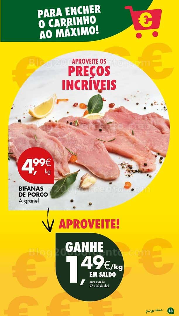 Antevisão Folheto PINGO DOCE Promoções Fim de Semana - 24 a 27 abril