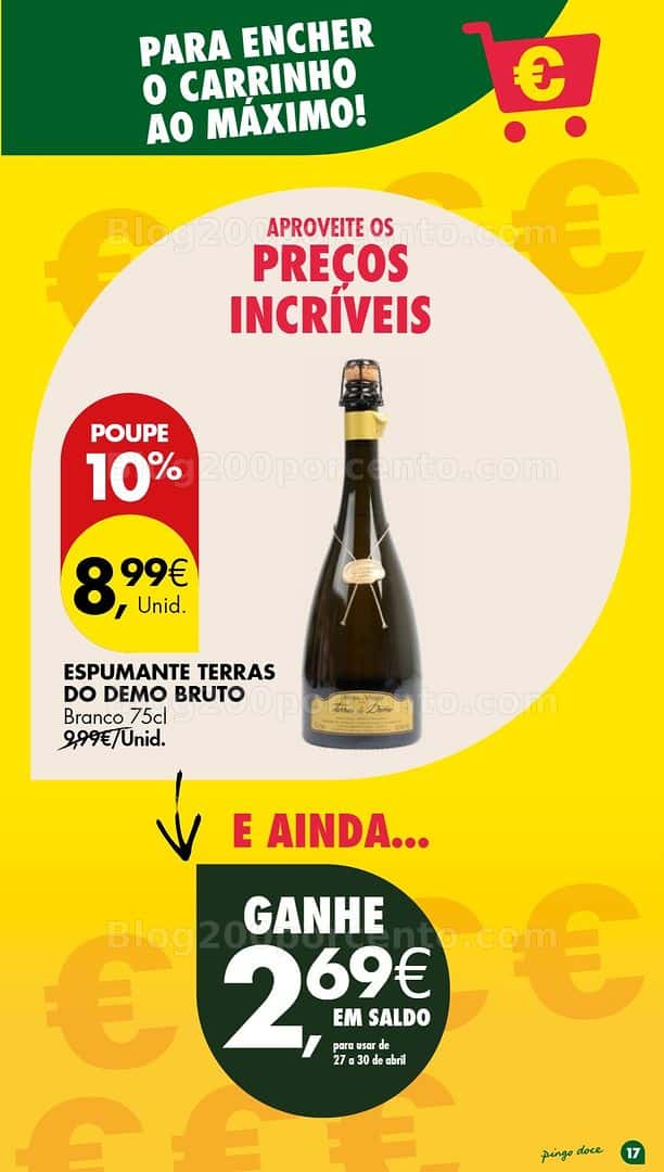 Antevisão Folheto PINGO DOCE Promoções Fim de Semana - 24 a 27 abril