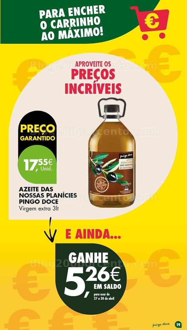 Antevisão Folheto PINGO DOCE Promoções Fim de Semana - 24 a 27 abril