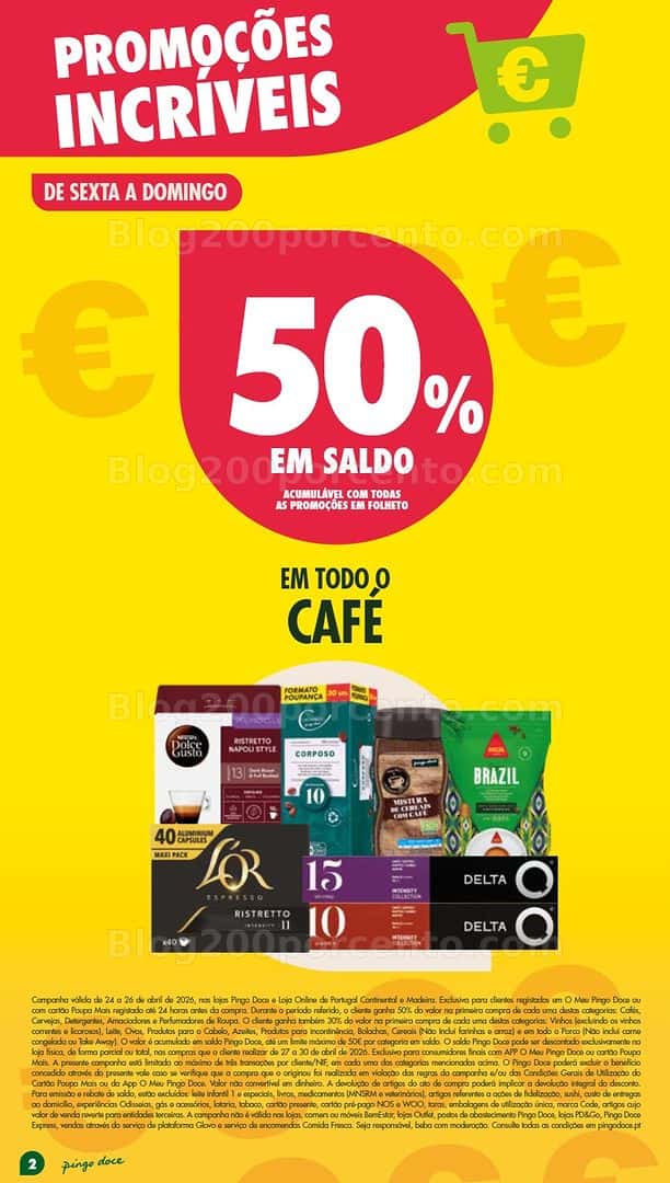 Antevisão Folheto PINGO DOCE Promoções Fim de Semana - 24 a 27 abril