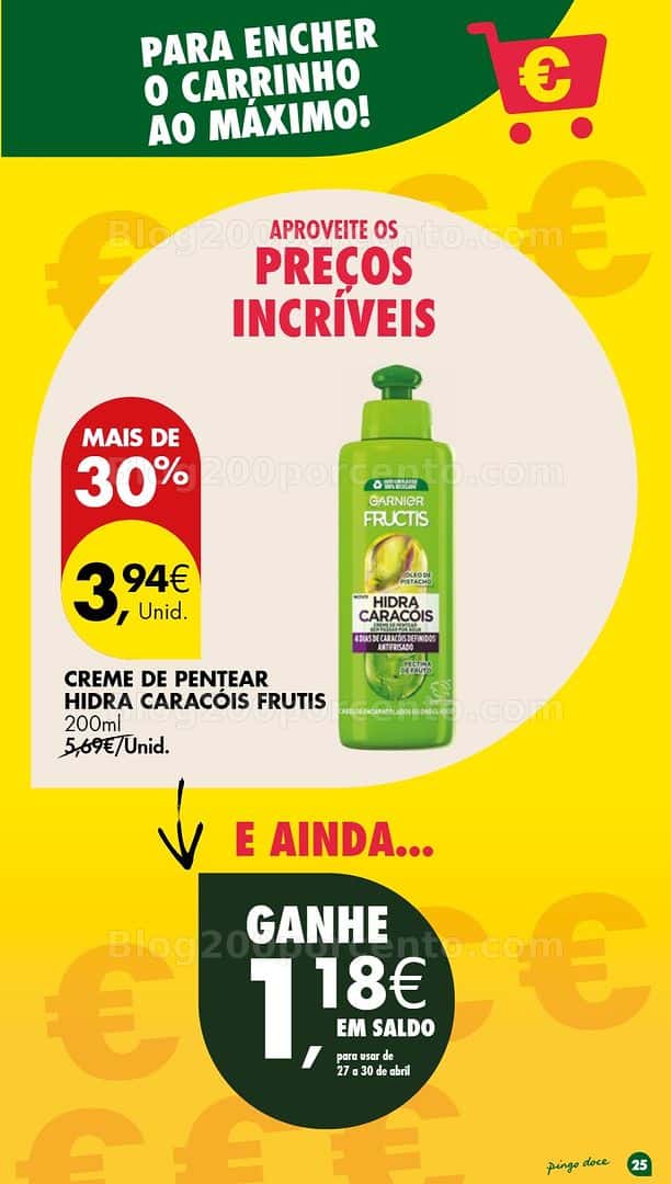 Antevisão Folheto PINGO DOCE Promoções Fim de Semana - 24 a 27 abril