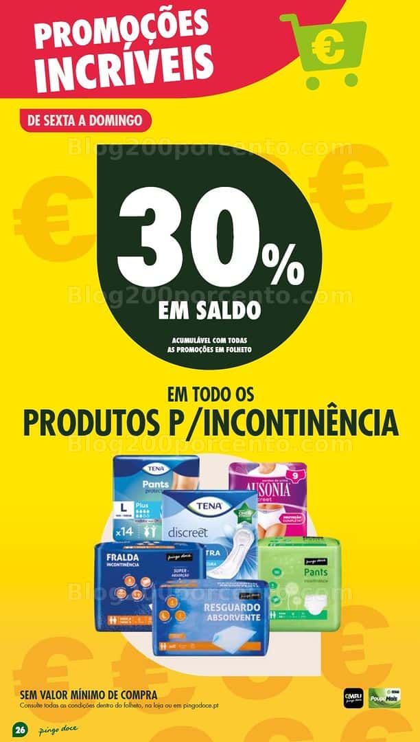 Antevisão Folheto PINGO DOCE Promoções Fim de Semana - 24 a 27 abril