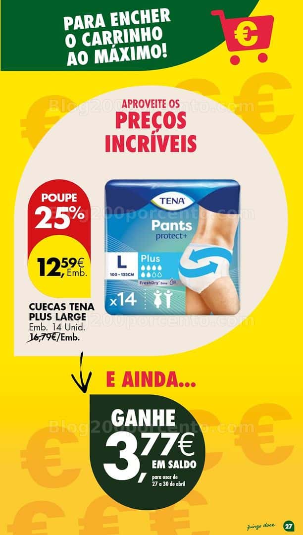 Antevisão Folheto PINGO DOCE Promoções Fim de Semana - 24 a 27 abril