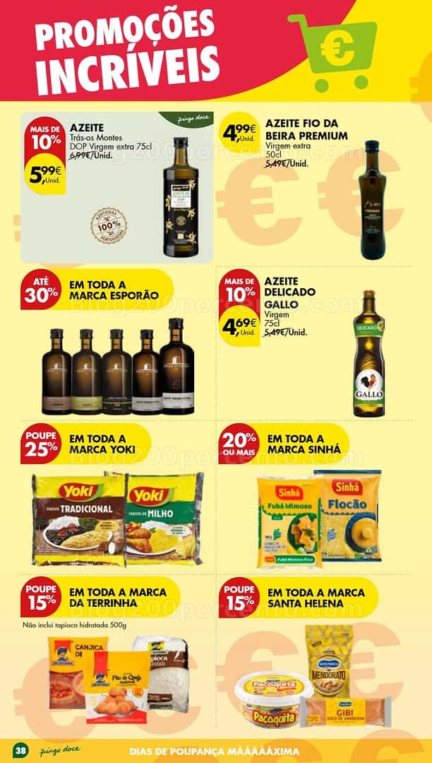 Antevisão Folheto PINGO DOCE Promoções Fim de Semana - 24 a 27 abril