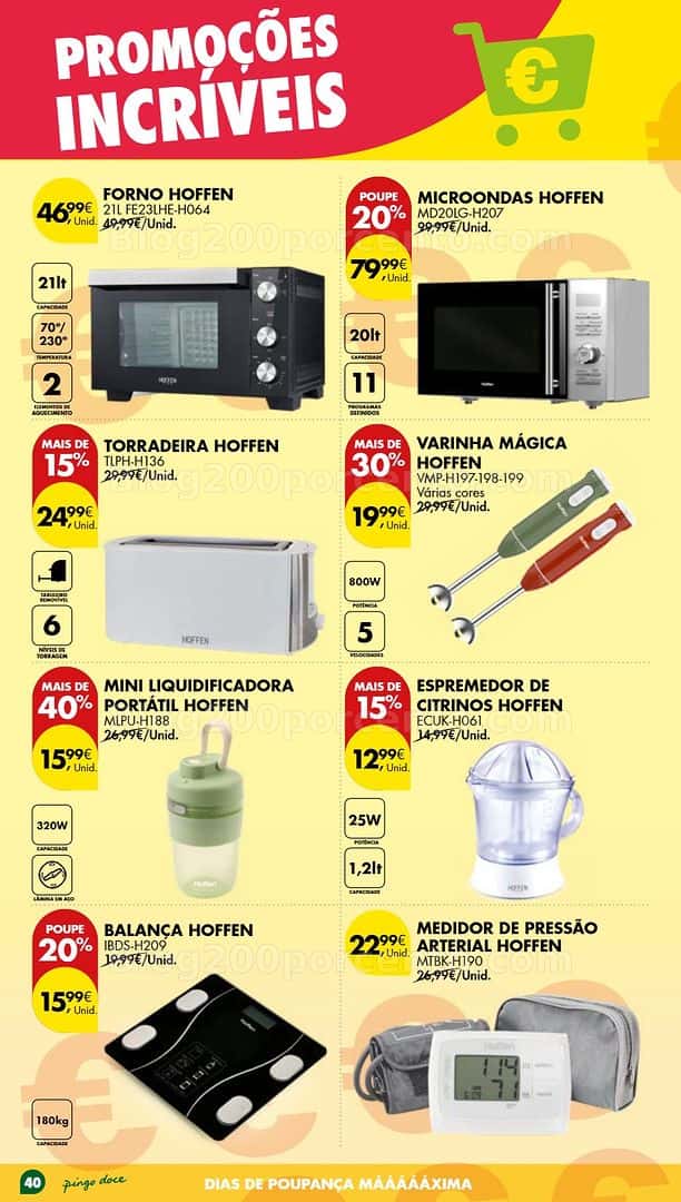 Antevisão Folheto PINGO DOCE Bazar Promoções Fim de Semana - 24 a 27 abril