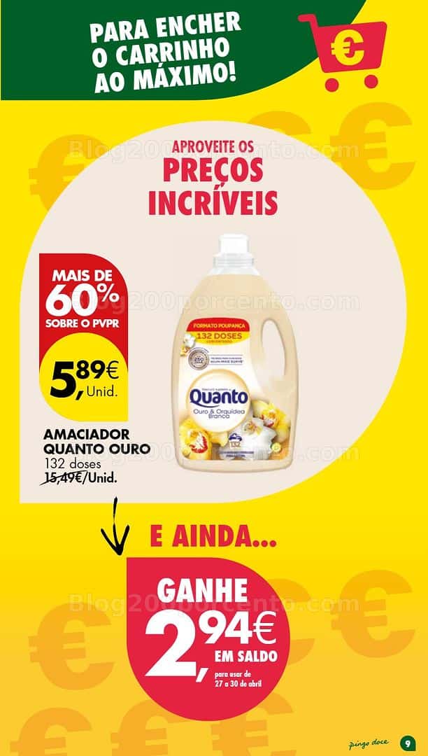 Antevisão Folheto PINGO DOCE Promoções Fim de Semana - 24 a 27 abril
