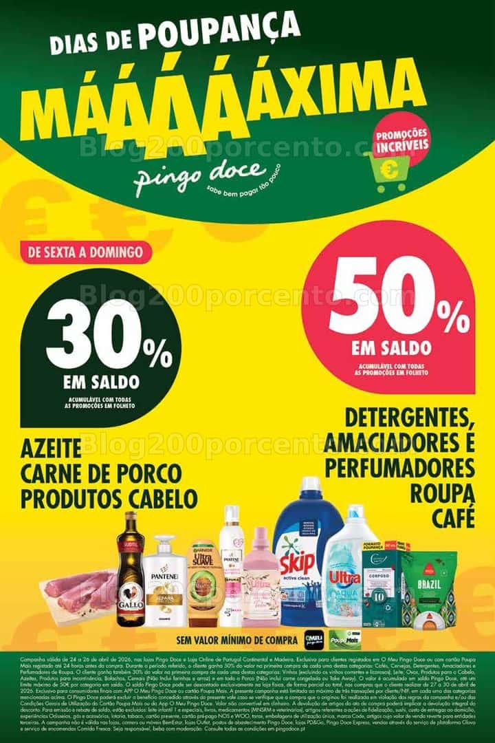 Antevisão Folheto PINGO DOCE Madeira Promoções Fim de Semana - 24 a 26 abril