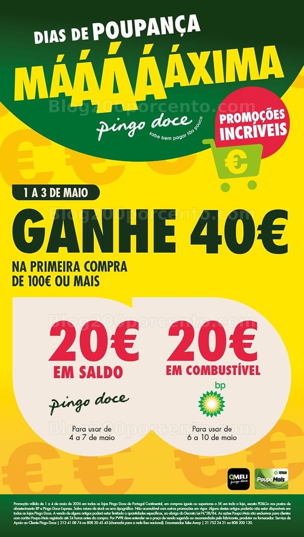 Antevisão Folheto PINGO DOCE Promoções Fim de Semana - 1 maio a 3 maio