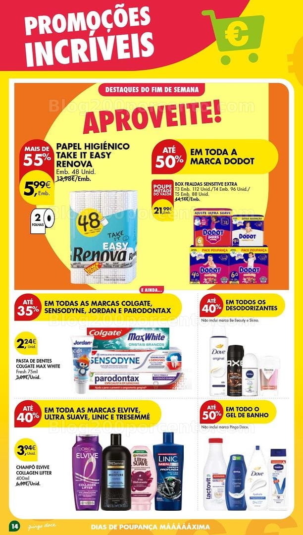 Antevisão Folheto PINGO DOCE Promoções Fim de Semana - 1 a 4 maio