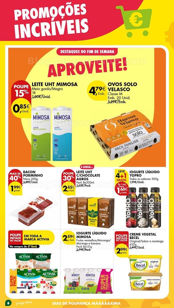 Antevisão Folheto PINGO DOCE Promoções Fim de Semana - 1 a 4 maio