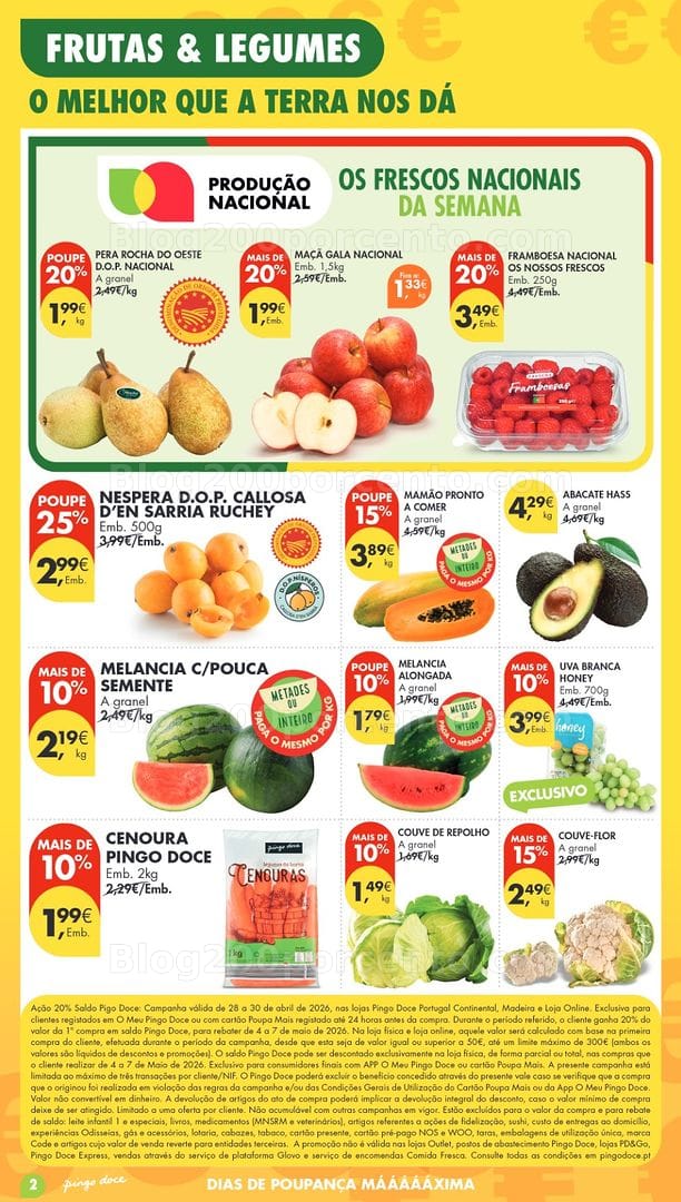 Antevisão Folheto PINGO DOCE Madeira Promoções de 28 abril a 4 maio
