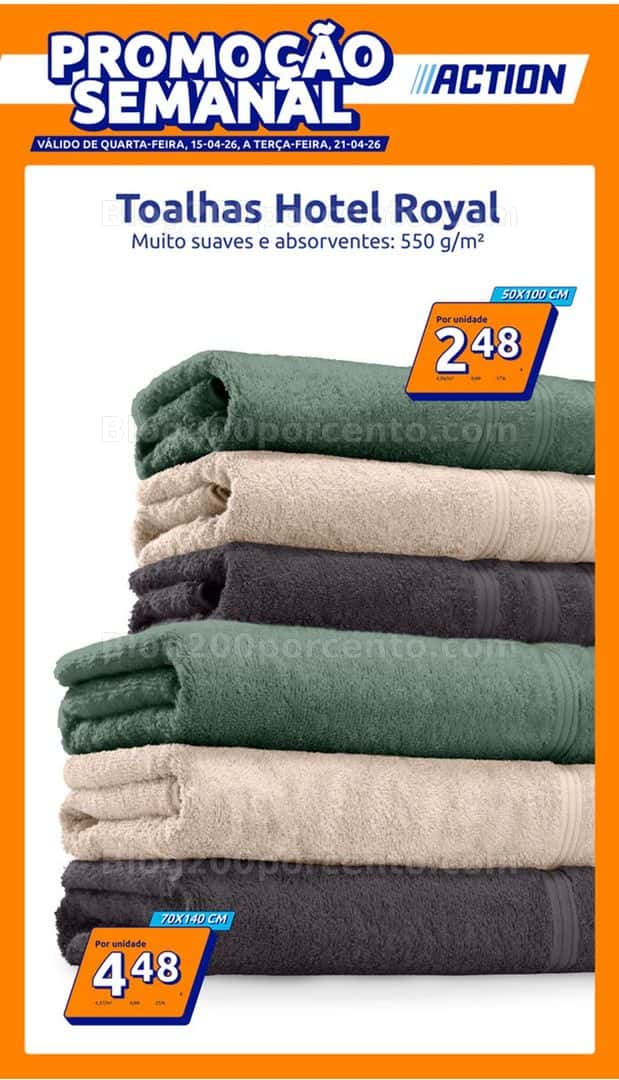 Antevisão Folheto ACTION Promoções de 15 a 21 abril