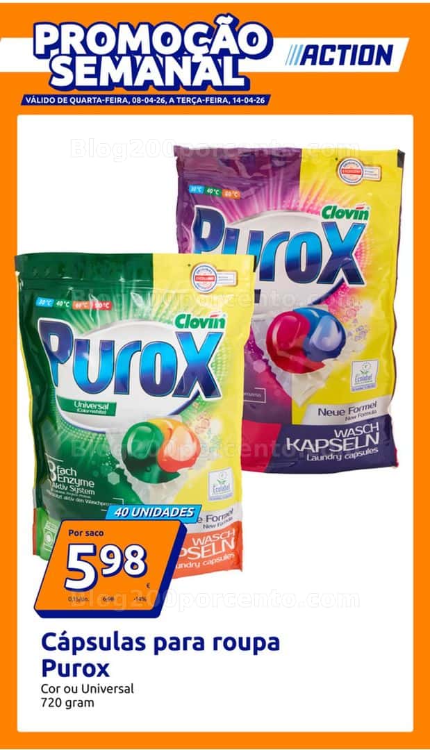 Antevisão Folheto ACTION Promoções de 8 a 14 abril