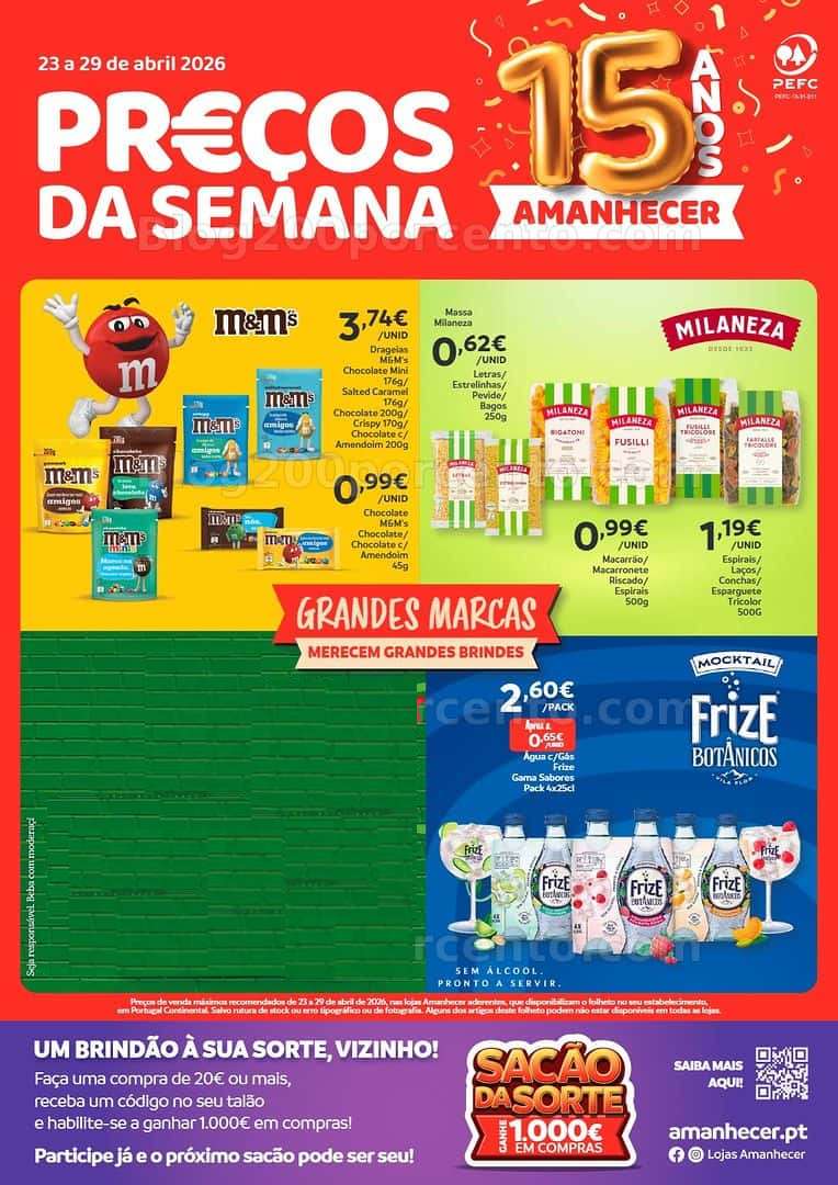 Antevisão Folheto AMANHECER Promoções de 23 a 29 abril