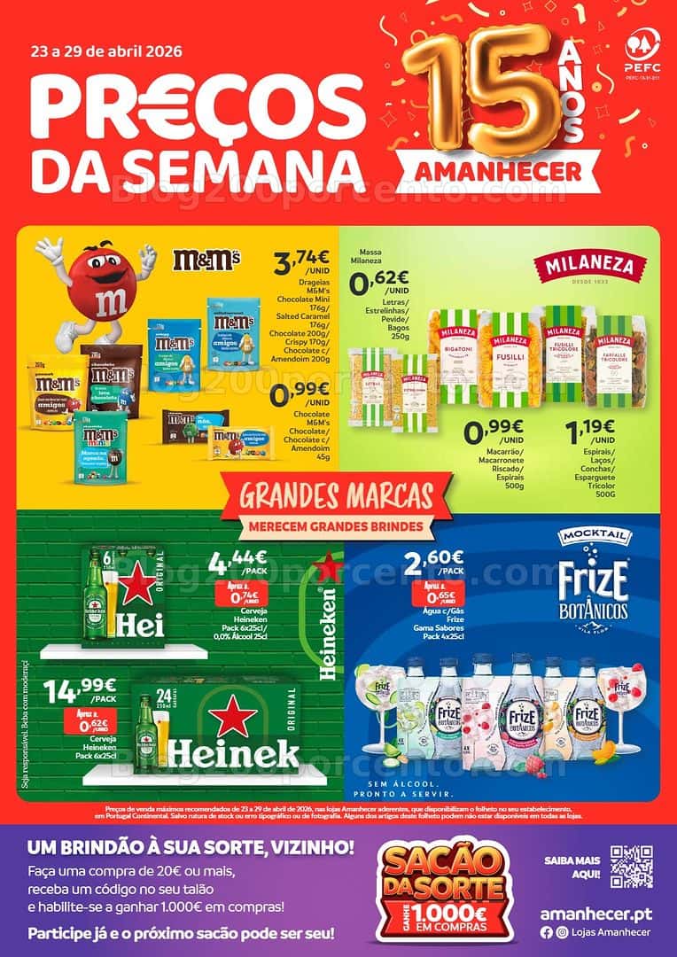 Antevisão Folheto AMANHECER Promoções de 23 a 29 abril