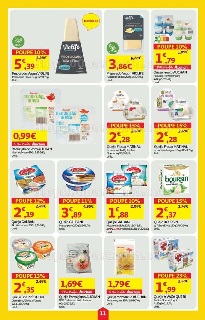Antevisão Folheto AUCHAN Super Poupança Promoções de 9 a 15 abril
