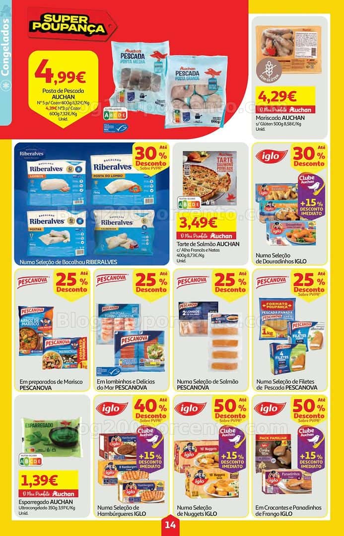 Antevisão Folheto AUCHAN Super Poupança Promoções de 9 a 15 abril