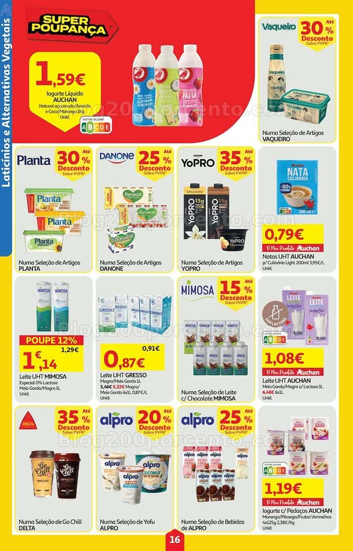 Antevisão Folheto AUCHAN Super Poupança Promoções de 9 a 15 abril
