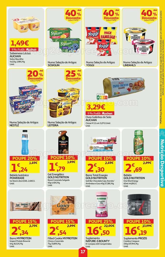 Antevisão Folheto AUCHAN Super Poupança Promoções de 9 a 15 abril