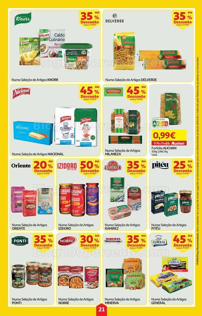 Antevisão Folheto AUCHAN Super Poupança Promoções de 9 a 15 abril
