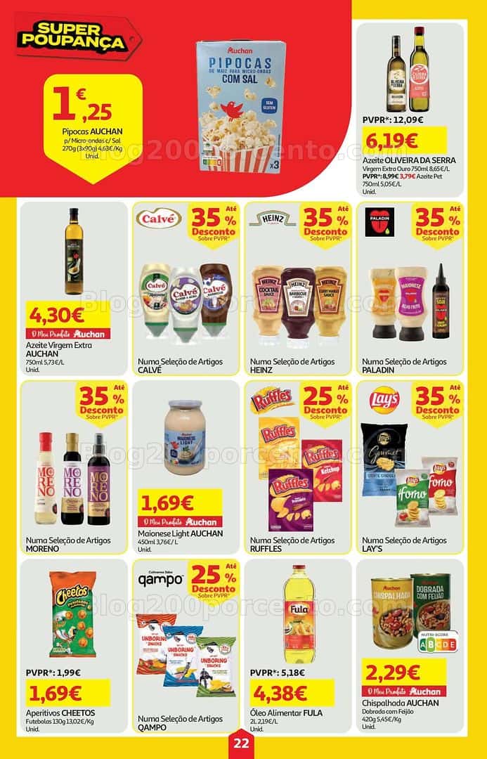 Antevisão Folheto AUCHAN Super Poupança Promoções de 9 a 15 abril
