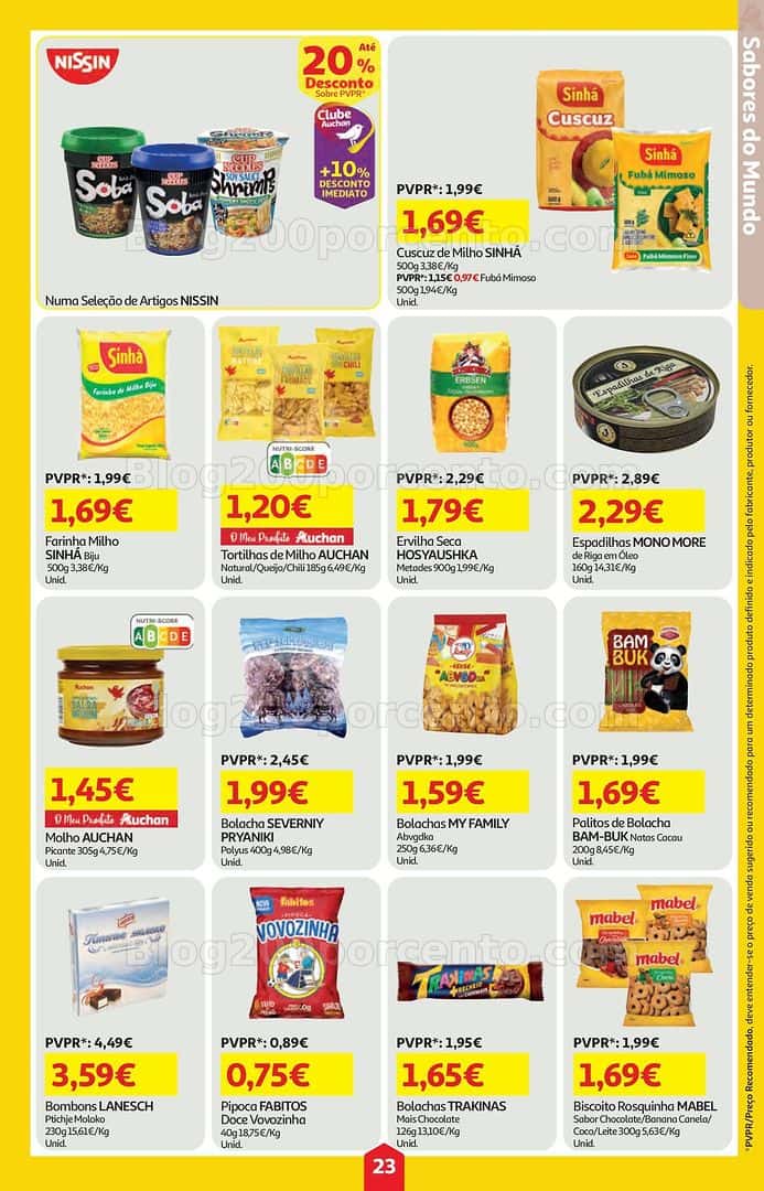 Antevisão Folheto AUCHAN Super Poupança Promoções de 9 a 15 abril