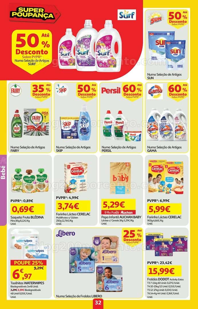 Antevisão Folheto AUCHAN Super Poupança Promoções de 9 a 15 abril