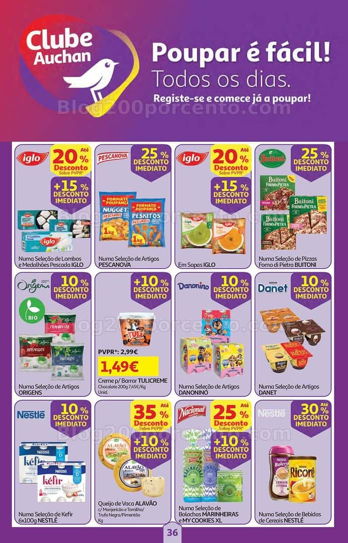 Antevisão Folheto AUCHAN Super Poupança Promoções de 9 a 15 abril