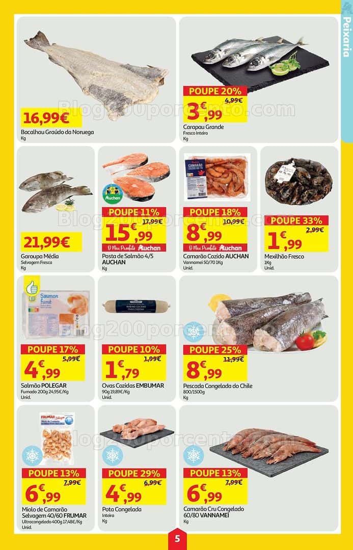 Antevisão Folheto AUCHAN Super Poupança Promoções de 9 a 15 abril