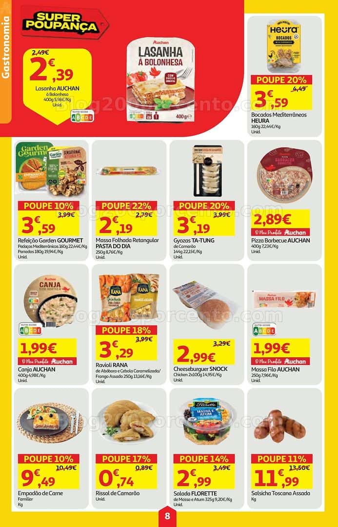 Antevisão Folheto AUCHAN Super Poupança Promoções de 9 a 15 abril