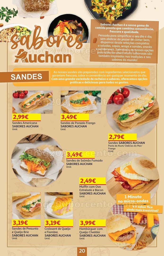Antevisão Folheto AUCHAN Promoções de 6 a 20 abril