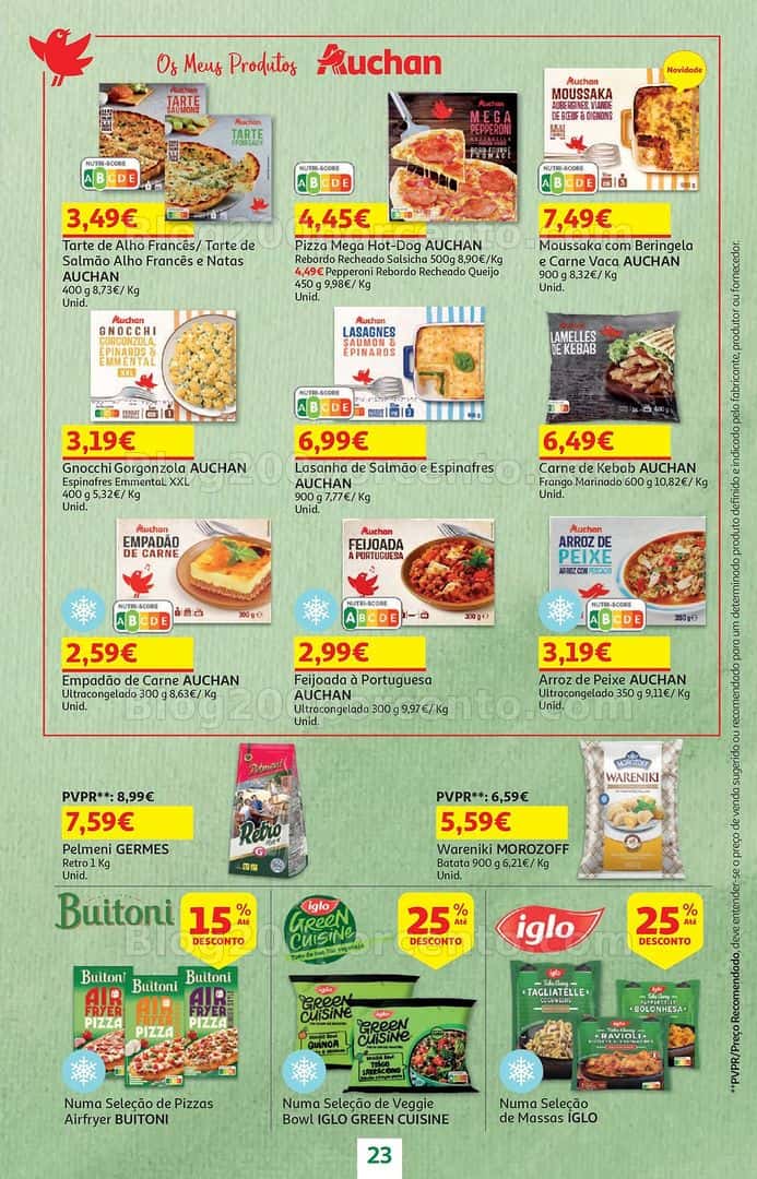 Antevisão Folheto AUCHAN Promoções de 6 a 20 abril