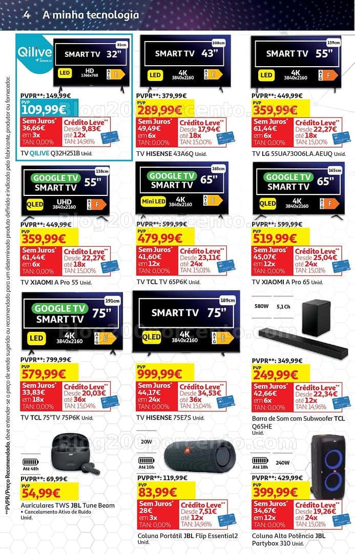 Antevisão Folheto AUCHAN Box Tecnologia Promoções de 6 a 20 abril