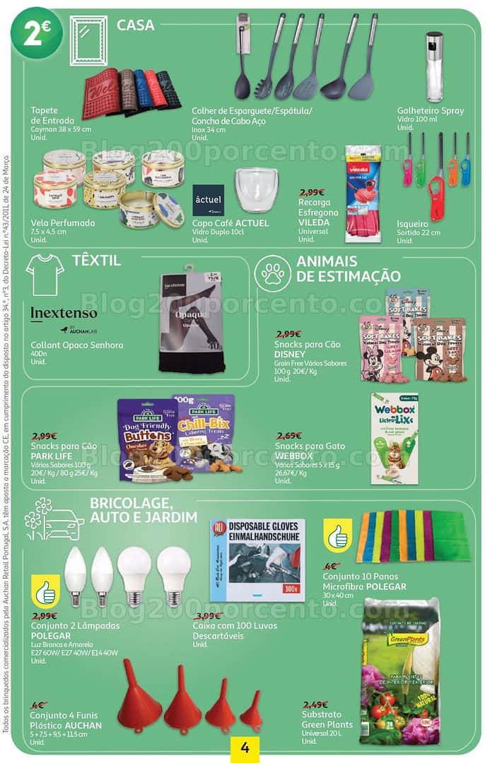 Antevisão Folheto AUCHAN Promoções de 6 a 20 abril