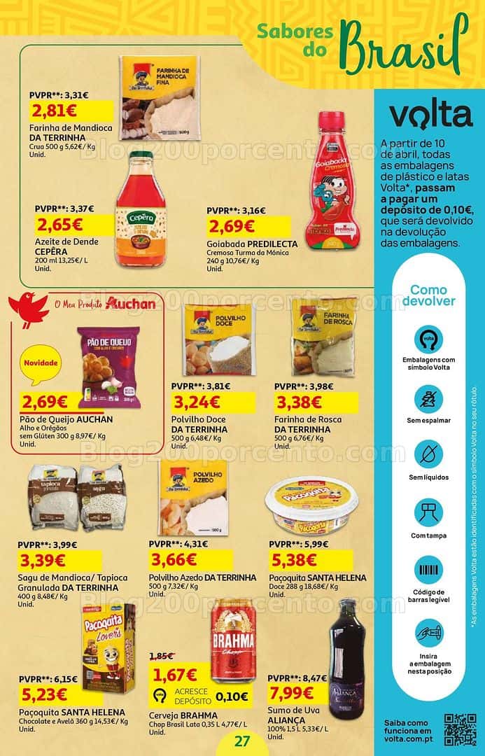 Antevisão Folheto AUCHAN Promoções de 21 abril a 5 maio