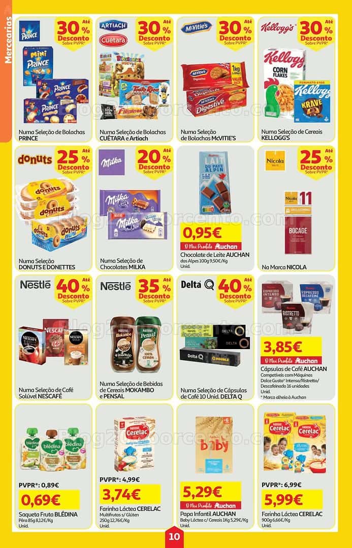 Antevisão Folheto AUCHAN - MINIPREÇO Promoções de 9 a 15 abril