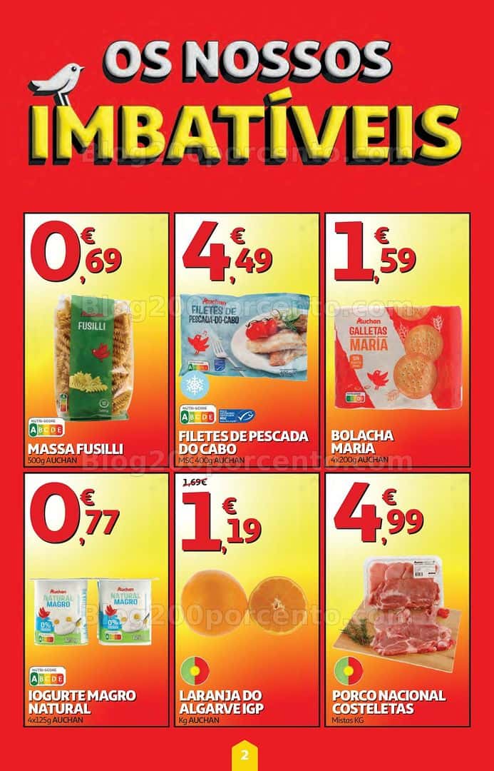 Antevisão Folheto AUCHAN - MINIPREÇO Promoções de 9 a 15 abril