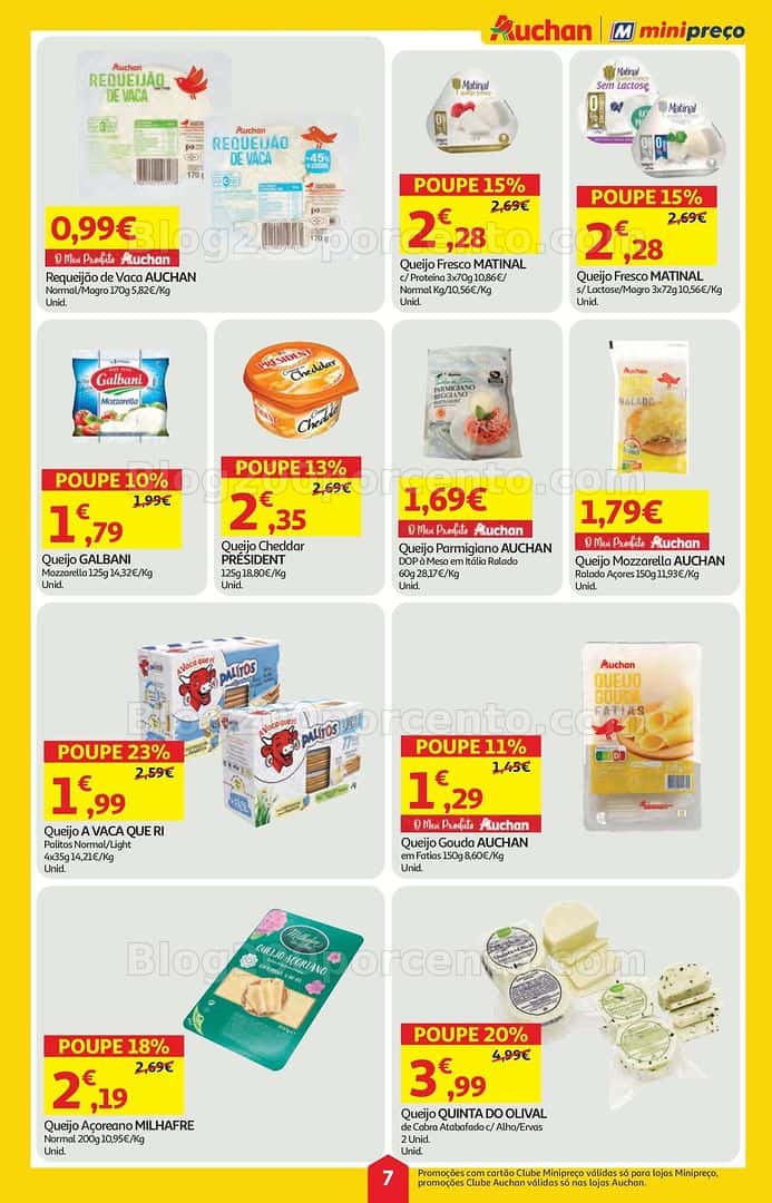 Antevisão Folheto AUCHAN - MINIPREÇO Promoções de 9 a 15 abril