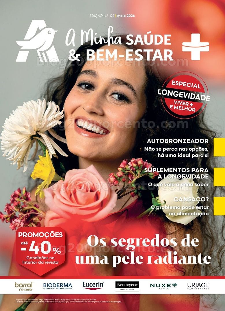 Antevisão Folheto AUCHAN Saúde e Bem-Estar Promoções de 1 a 31 maio