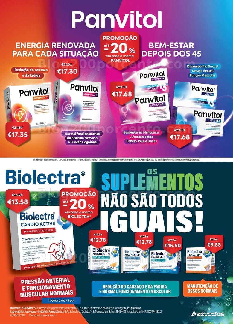 Antevisão Folheto AUCHAN Saúde e Bem-Estar Promoções de 1 a 31 maio